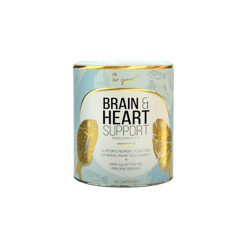 so good!® Brain & Heart Support – Ωμέγα-3 Ιχθυέλαιο EPA & DHA (60 κάψουλες)