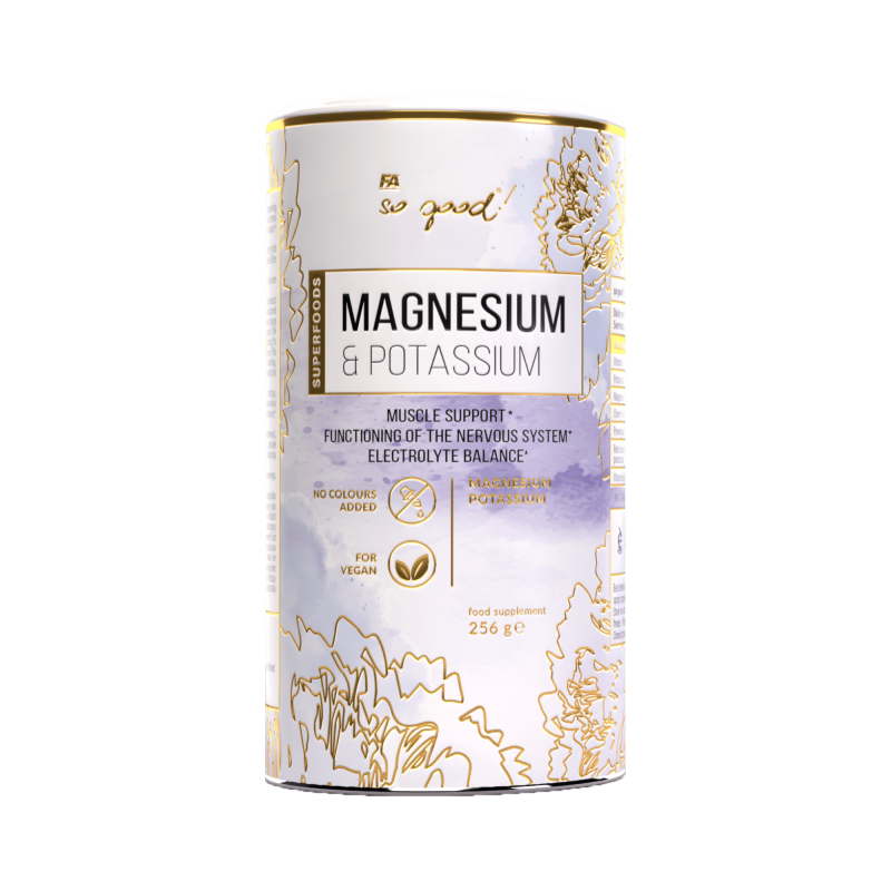 so good!® Magnesium & Potassium – Μαγνήσιο & Κάλιο για Μύες & Νευρικό Σύστημα (256g)